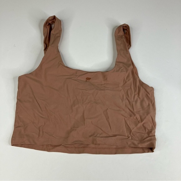 Fabletics Tan Cropped Tank Top - Picture 2 of 3
